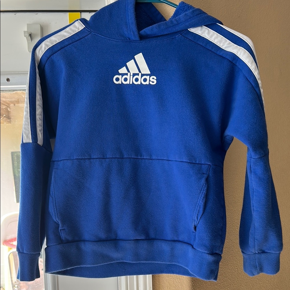 Adidas Kids Blue Hoodie